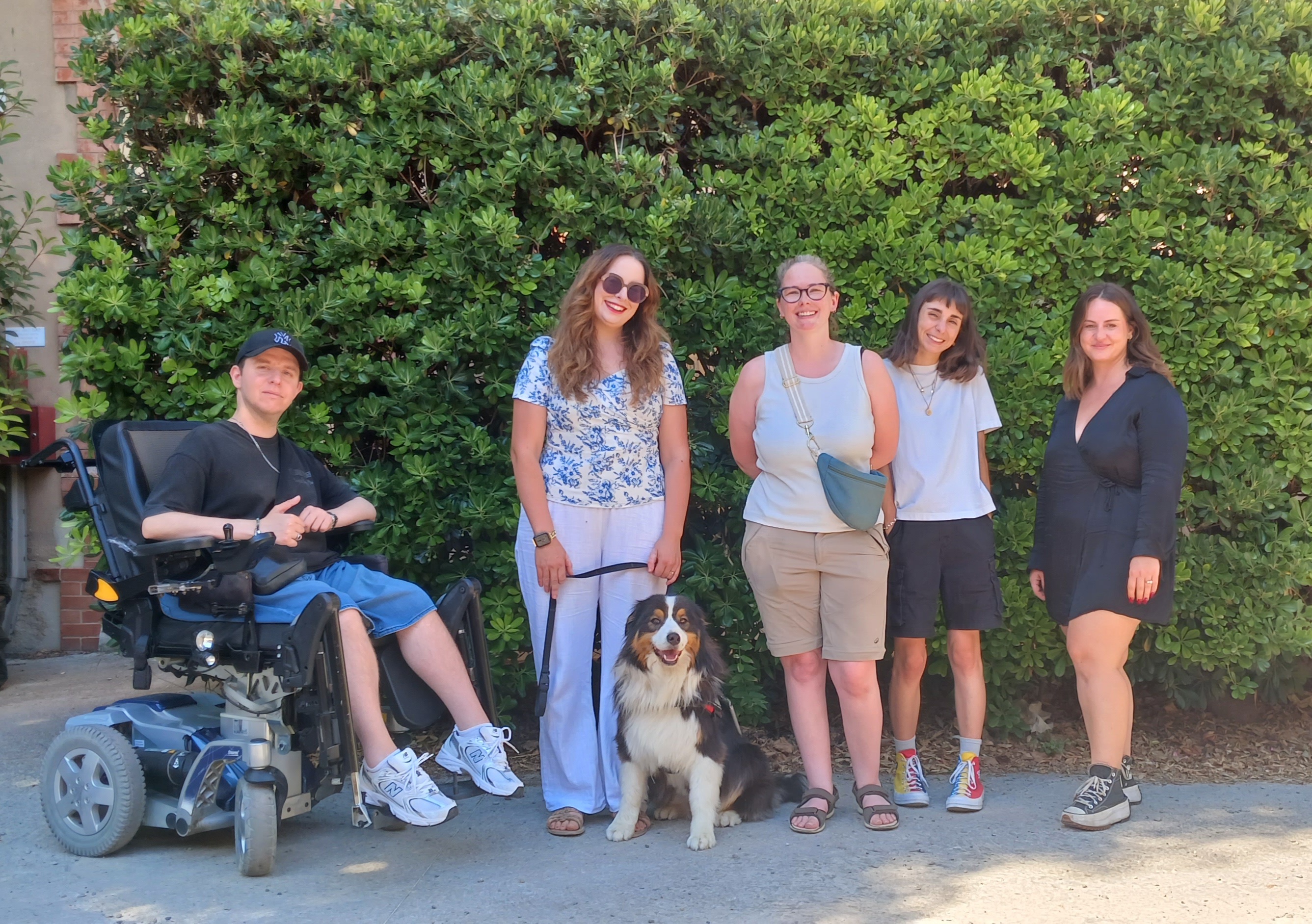 Rencontre avec l'&eacute;quipe du CECIDEV et un chien-guide
